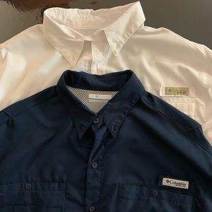 TWO Columbia Long Sleeve Omni Shade Shirts